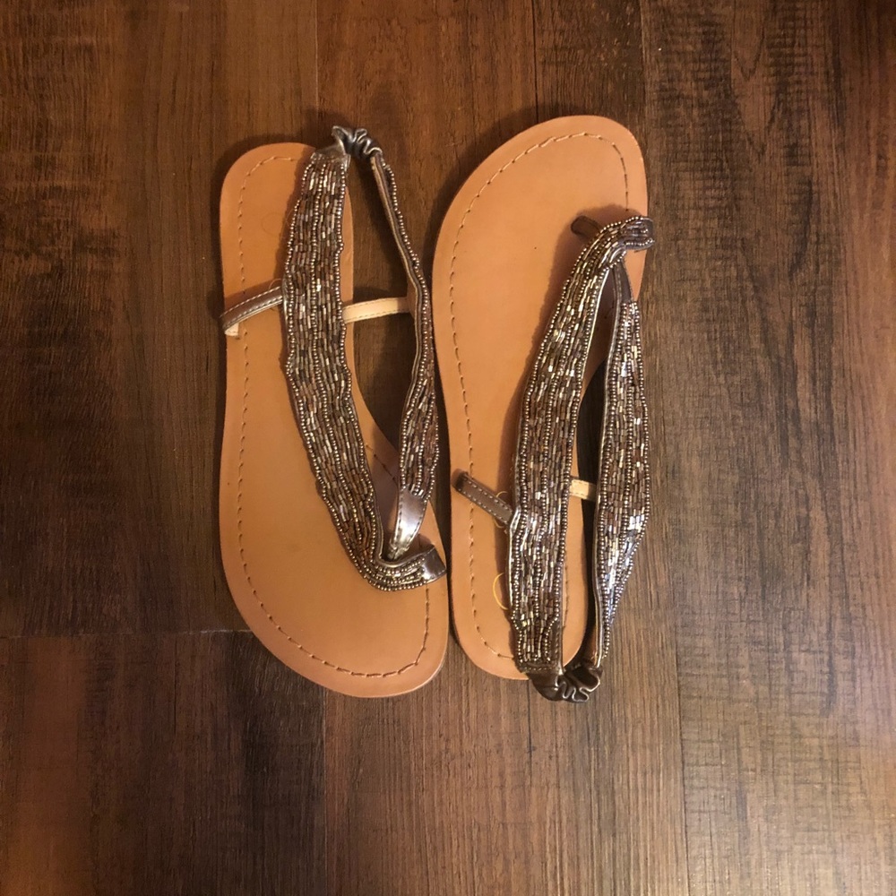 Jessica Simpson beaded sandals